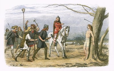 Edmund King of East Anglia Killed by the Danes by James William Edmund Doyle